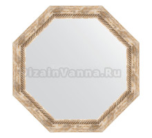 Зеркало Evoform Octagon BY 7319 68 прованс с плетением, в багетной раме
