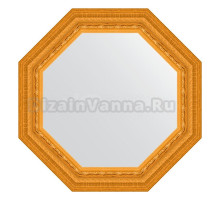 Зеркало Evoform Octagon BY 7326 59 сусальное золото, в багетной раме