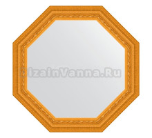 Зеркало Evoform Octagon BY 7327 69 сусальное золото, в багетной раме