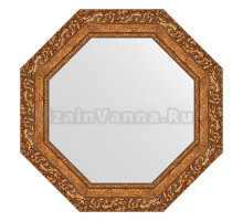 Зеркало Evoform Octagon BY 7332 60 виньетка бронзовая, в багетной раме