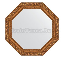 Зеркало Evoform Octagon BY 7333 70 виньетка бронзовая, в багетной раме
