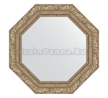 Зеркало Evoform Octagon BY 7334 60 виньетка античное серебро, в багетной раме