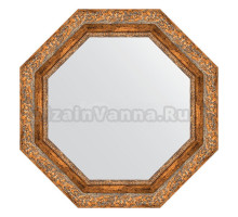Зеркало Evoform Octagon BY 7336 85 виньетка античная бронза, в багетной раме