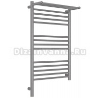 Полотенцесушитель электрический Сунержа Богема 3.1 071-6006-8050 90x55 см, подключение слева, сатин, лесенка, с полкой