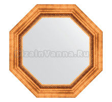 Зеркало Evoform Octagon BY 7340 61 римское золото, в багетной раме