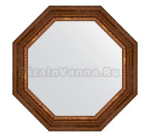 Зеркало Evoform Octagon BY 7345 71 римская бронза, в багетной раме