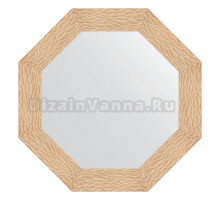 Зеркало Evoform Octagon BY 7349 71 золотые дюны, в багетной раме