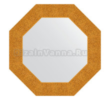 Зеркало Evoform Octagon BY 7350 61 чеканка золотая, в багетной раме