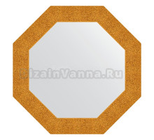 Зеркало Evoform Octagon BY 7351 71 чеканка золотая, в багетной раме