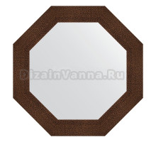 Зеркало Evoform Octagon BY 7355 71 бронзовая лава, в багетной раме