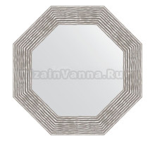 Зеркало Evoform Octagon BY 7356 61 волна хром, в багетной раме