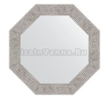 Зеркало Evoform Octagon BY 7357 71 волна хром, в багетной раме
