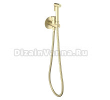Гигиенический душ Timo Saona 2337/17SM со смесителем, С ВНУТРЕННЕЙ ЧАСТЬЮ, золото матовое