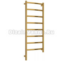 Полотенцесушитель электрический Сунержа Галант 3.1 03-6000-1040 110x45 см, подключение слева, золото, лесенка