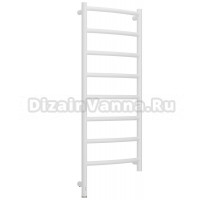 Полотенцесушитель электрический Сунержа Галант 3.1 30-6000-1040 110x45 см, подключение слева, матовый белый, лесенка