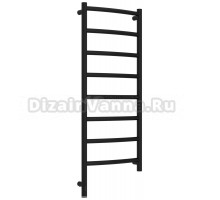 Полотенцесушитель электрический Сунержа Галант 3.1 31-6000-1040 110x45 см, подключение слева, матовый черный, лесенка