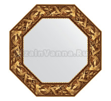 Зеркало Evoform Octagon BY 7370 63 византия золото, в багетной раме