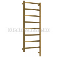 Полотенцесушитель электрический Сунержа Галант 3.1 051-6001-1040 110x45 см, подключение справа, состаренная латунь, лесенка
