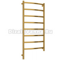 Полотенцесушитель электрический Сунержа Галант 3.1 03-6000-1050 110x55 см, подключение слева, золото, лесенка