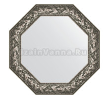 Зеркало Evoform Octagon BY 7373 73 византия серебро, в багетной раме