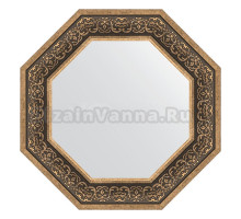 Зеркало Evoform Octagon BY 7378 64 вензель серебряный , в багетной раме
