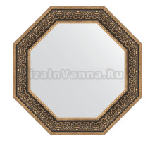Зеркало Evoform Octagon BY 7379 74 вензель серебряный, в багетной раме