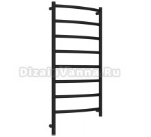 Полотенцесушитель электрический Сунержа Галант 3.1 15-6000-1050 110x55 см, подключение слева, темный титан муар, лесенка