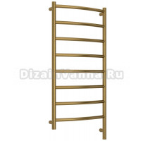 Полотенцесушитель электрический Сунержа Галант 3.1 051-6001-1050 110x55 см, подключение справа, состаренная латунь, лесенка