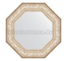 Зеркало Evoform Octagon BY 7386 65 виньетка серебро, в багетной раме