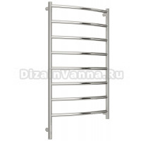 Полотенцесушитель электрический Сунержа Галант 3.1 00-6000-1060 110x65 см, подключение слева, без покрытия, лесенка