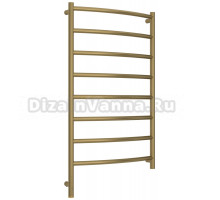 Полотенцесушитель электрический Сунержа Галант 3.1 32-6000-1060 110x65 см, подключение слева, золотой шелк, лесенка