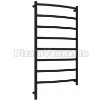 Полотенцесушитель электрический Сунержа Галант 3.1 31-6000-1060 110x65 см, подключение слева, темный титан муар, лесенка