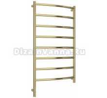 Полотенцесушитель электрический Сунержа Галант 3.1 020-6000-1060 110x65 см, подключение слева, шампань, лесенка