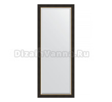 Зеркало напольное Evoform Definite Floor BY 6185 79х198 черное дерево с золотом, в багетной раме