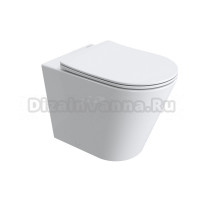 Унитаз приставной напольный BelBagno Flay BB1003CB-TOR/SC