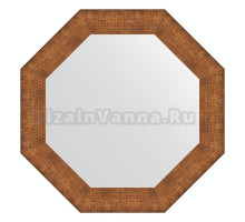 Зеркало Evoform Octagon BY 7407 71 медная кольчуга, в багетной раме