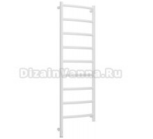 Полотенцесушитель электрический Сунержа Галант 3.1 30-6000-1240 130x45 см, подключение слева, матовый белый, лесенка