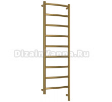 Полотенцесушитель электрический Сунержа Галант 3.1 051-6001-1240 130x45 см, подключение справа, состаренная латунь, лесенка