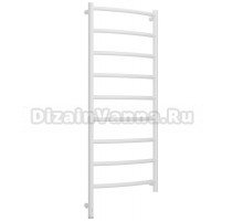 Полотенцесушитель электрический Сунержа Галант 3.1 30-6000-1250 130x55 см, подключение слева, матовый белый, лесенка