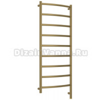 Полотенцесушитель электрический Сунержа Галант 3.1 32-6001-1250 130x55 см, подключение справа, золотой шелк, лесенка