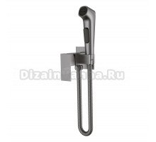 Гигиенический душ Sole Melissani S288GM со смесителем, С ВНУТРЕННЕЙ ЧАСТЬЮ, оружейная сталь
