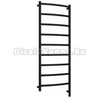 Полотенцесушитель электрический Сунержа Галант 3.1 31-6001-1250 130x55 см, подключение справа, матовый черный, лесенка