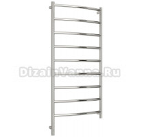 Полотенцесушитель электрический Сунержа Галант 3.1 00-6000-1260 130x65 см, подключение слева, без покрытия, лесенка