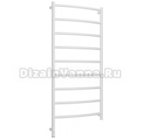 Полотенцесушитель электрический Сунержа Галант 3.1 30-6000-1260 130x65 см, подключение слева, матовый белый, лесенка