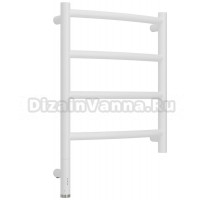 Полотенцесушитель электрический Сунержа Галант 3.1 30-6000-5040 60x45 см, подключение слева, матовый белый, лесенка