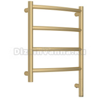 Полотенцесушитель электрический Сунержа Галант 3.1 022-6001-5040 60x45 см, подключение справа, матовая шампань, лесенка