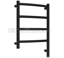 Полотенцесушитель электрический Сунержа Галант 3.1 31-6001-5040 60x45 см, подключение справа, матовый черный, лесенка