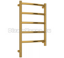 Полотенцесушитель электрический Сунержа Галант 3.1 03-6000-6040 70x45 см, подключение слева, золото, лесенка