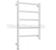 Полотенцесушитель электрический Сунержа Галант 3.1 30-6000-6040 70x45 см, подключение слева, матовый белый, лесенка