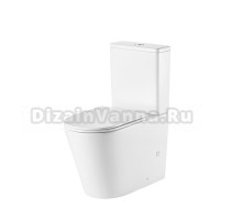 Унитаз-компакт напольный Grossman Торнадо GR-4449MSQ матовый белый
